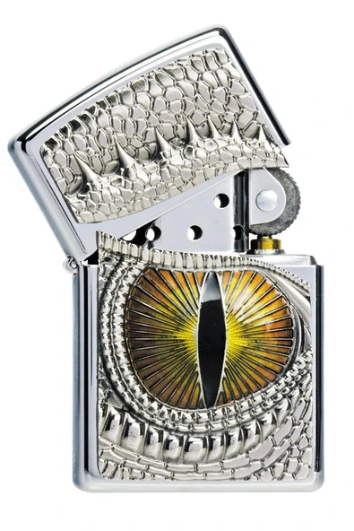 Zippo Dragon Eye Emblem Dizayn Çakmak - Resim 2