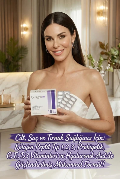 Collagen Forte Platinum Beauty Collagen, Probiyotik & Multivitamin 1500mg X 90 Tablet ürün görseli 1