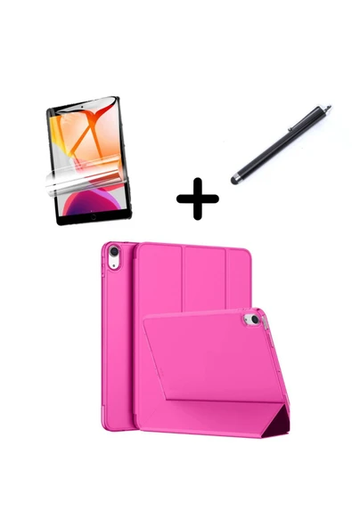 corcishop İpad Air 13 Inç 2024/2025 Uyumlu Kılıf Akıllı Smart Uyku Modlu Standlı Ekran Koruyucu Kalem ürün görseli 1