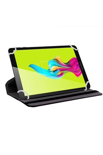 corcishop Technopc Ultrapad Ruby W10 10.1 Kılıf Universal Standlı + Bluetooth Klavye Mouse Set +  Kalem - Resim 3