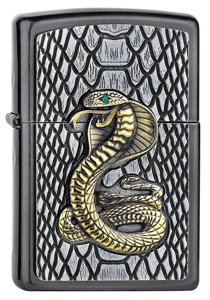 Zippo Cobra Emblem Dizayn Çakmak ürün görseli 1
