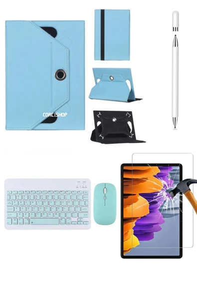 corcishop Technopc Ultrapad UP10.S36LA Uyumlu 4in1 Set Klavye Mouse Kılıf Kalem Ekran Koruyucu ürün görseli 1