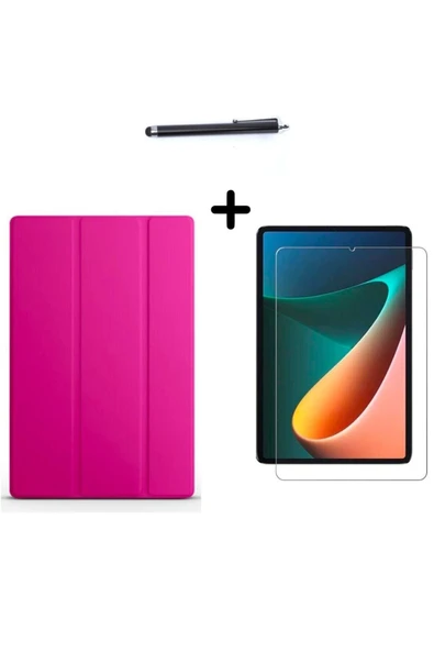 corcishop Xiaomi Redmi Pad 10,61 inç Uyumlu Uyku Modlu Smart Tablet Kılıfı Ekran Koruyucu ve Kalem Seti ürün görseli 1