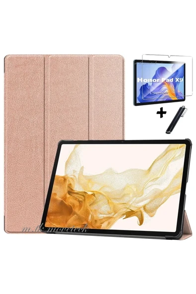 corcishop Pad X9 11.5 Inç Uyumlu Tablet Kılıf Smart Akıllı İnce Pu Deri Kapaklı Kılıf + Ekran Koruyucu + Kalem ürün görseli 1