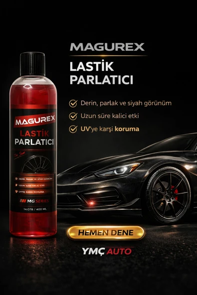 MAGUREX LASTİK PARLATICI(SÜNGER HEDİYELİ) - Resim 2