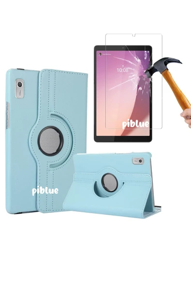 corcishop Lenovo Tab M9 TB310FU (ZAC30136TR) Modeli İle Uyumlu 360° Dönerli Tablet Kılıfı + Ekran Koruyucu ürün görseli 1