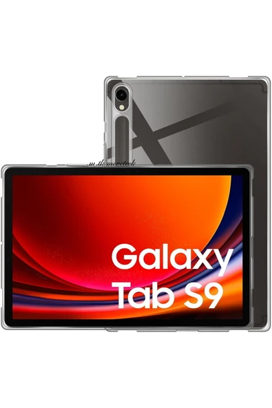 corcishop Galaxy Tab S9 11 inç Kılıf Arkası Şeffaf Köşe Uyumlu Darbeye Dayanıklı Tablet Kapak ürün görseli 1