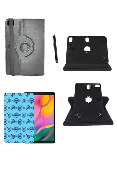 corcishop Gtx Jaculus Spreadtrum T618 10.4' Universal Kancalı Tablet Kılıfı + Nano Ekran Koruyucu + Kalem ürün görseli 1