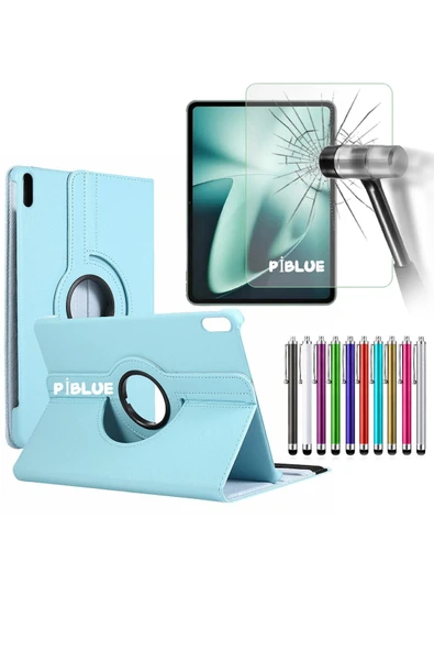 corcishop Huawei MatePad 11.5 / Air 11.5 inç Modeli İle Uyumlu 360° Dönerli Tablet Kılıfı 3lü Set ürün görseli 1