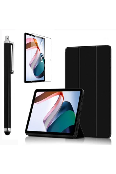 corcishop Xiaomi Redmi Pad Kılıf Uyku Modlu Kapak Ekran Koruyucu Kalem Üçlü Set Uyumlu ürün görseli 1