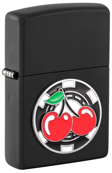 Zippo Cherries Poker Chip Emblem Dizayn Çakmak ürün görseli 1