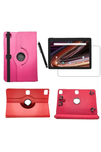 corcishop V Tab Z1 Tablet Kılıfı Kamera Yeri Uyumlu Unıversal Kılıf + Nano Ekran Koruyucu + Kalem ürün görseli 1