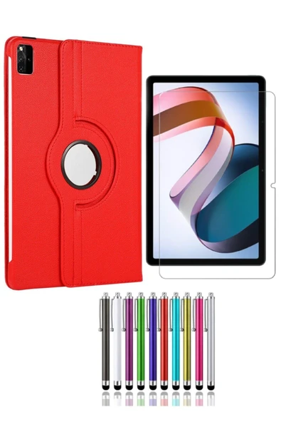 corcishop Xiaomi Redmi Pad 10.6 Uyumlu 360° Dönerli Tablet Kılıfı 3lü Set ürün görseli 1