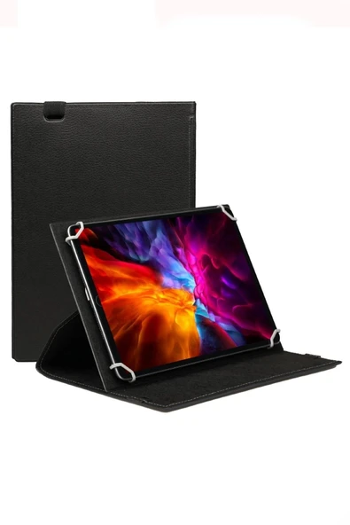 corcishop Vodafone Smart Tab N8 Üniversal 360 Standlı Kılıf + Tablet Kalemi ürün görseli 1