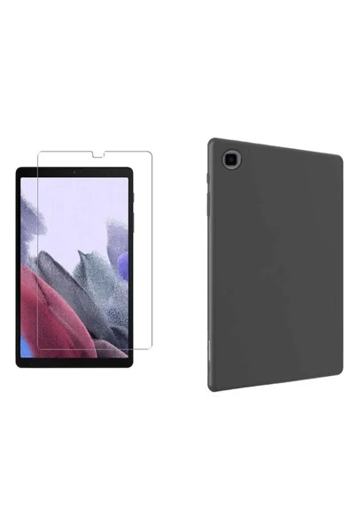 corcishop Samsung Galaxy Tab A7 Lite Sm-t220 Sm-t225 8.7" Kırmızı Silikon Tablet Kılıfı+nano Ekran Koruyucu ürün görseli 1