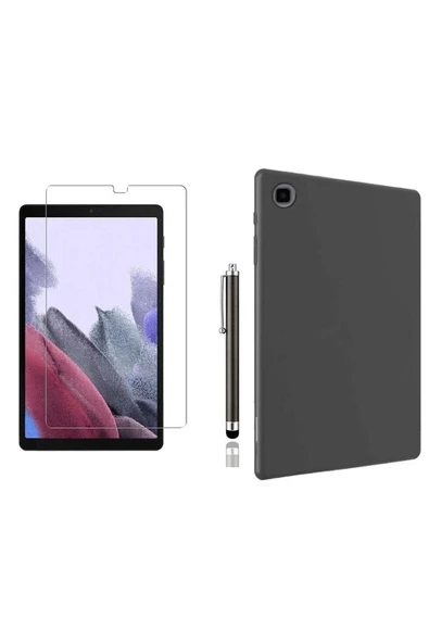 corcishop Samsung Galaxy Tab A7 Lite Sm-t220 Sm-t225 8.7" Silikon Tablet Kılıfı + Kırılmaz Cam+kalem ürün görseli 1