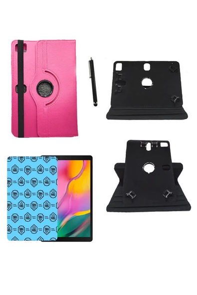 corcishop Hometech Alfa 10yf 10.1 Inç Universal Kancalı Tablet Kılıfı + Nano Ekran Koruyucu + Kalem ürün görseli 1
