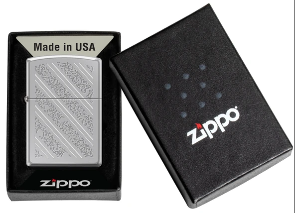 Zippo Eroded Velocity Pattern Dizayn Çakmak - Resim 3