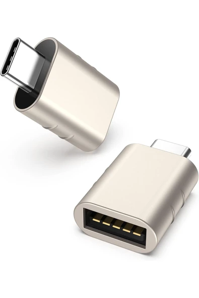 USB-C to USB 3.0 Adaptör 2’li Set Kompakt Yıldız Işığı Dönüştürücü Pratik Seti ürün görseli 1