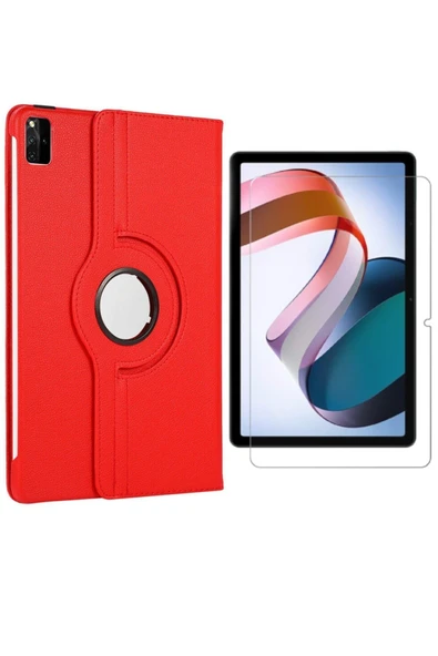 corcishop Xiaomi Redmi Pad 10.6 Uyumlu 360° Dönerli Tablet Kılıfı + Ekran Koruyucu ürün görseli 1