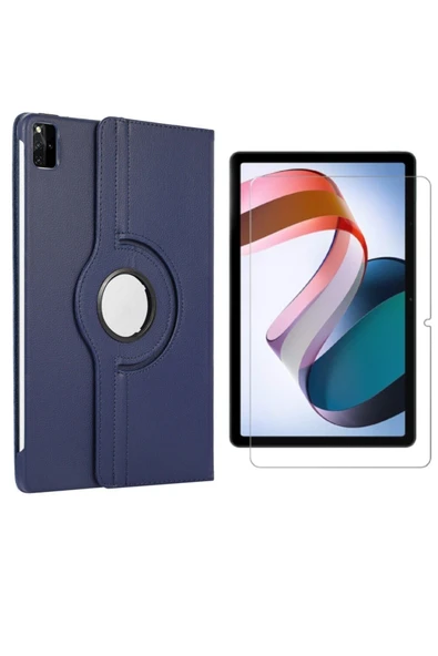 corcishop Xiaomi Redmi Pad 10.6 Uyumlu 360° Dönerli Tablet Kılıfı + Ekran Koruyucu ürün görseli 1