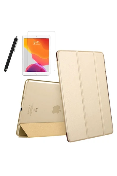 corcishop Ipad 10.2 8.nesil Smart Uyumlu Akıllı Kapak Tablet Kılıfı + Ekran Koruyucu + Dokunmatik Kalem ürün görseli 1