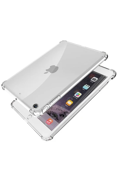corcishop Apple Ipad 3 9.7 Inç Köşe Korumalı Şeffaf Silikon Tablet Kılıfı ürün görseli 1