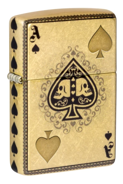 Zippo Gothic Ace Of Spades Dizayn Çakmak ürün görseli 1