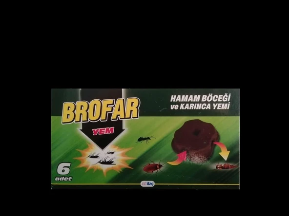 BROFAR BÖCEK YEMİ 6 LI ürün görseli 1