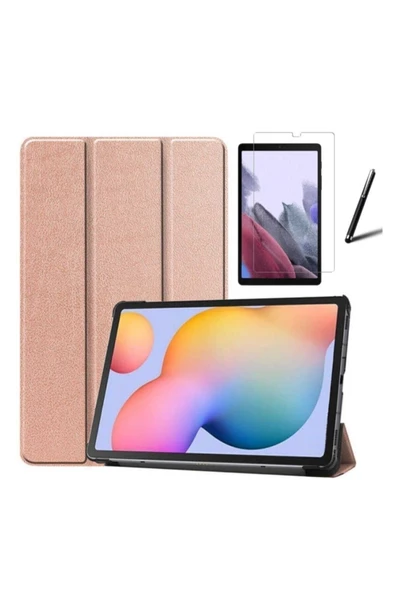 corcishop Samsung Galaxy Tab A7 Lite Sm-t220 Uyumlu Akıllı Tablet Kılıfı Ekran Koruyucu Dokunmatik Kalem ürün görseli 1