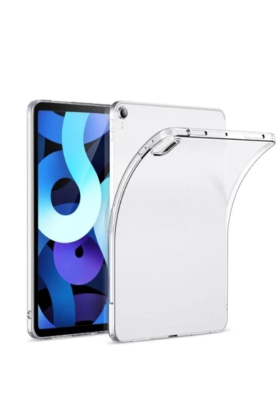 corcishop Ipad Air 5.nesil Uyumlu 10.9 2022 Silikon Şeffaf Kılıf Kapak Koruyucu ürün görseli 1