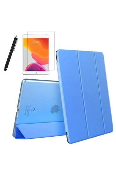 corcishop Ipad 10.2 7.nesil Uyumlu Smart Akıllı Kapak Tablet Kılıfı + Ekran Koruyucu + Dokunmatik Kalem ürün görseli 1