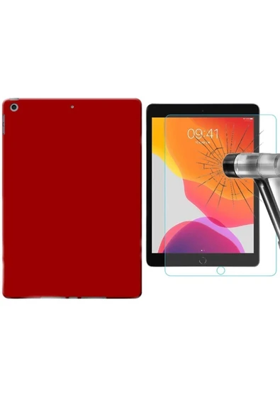 corcishop Apple Ipad 7. Nesil 8. Nesil Ve 9. Nesil 10.2 Inç Silikon Tablet Kılıfı + Nano Ekran Koruyucu ürün görseli 1