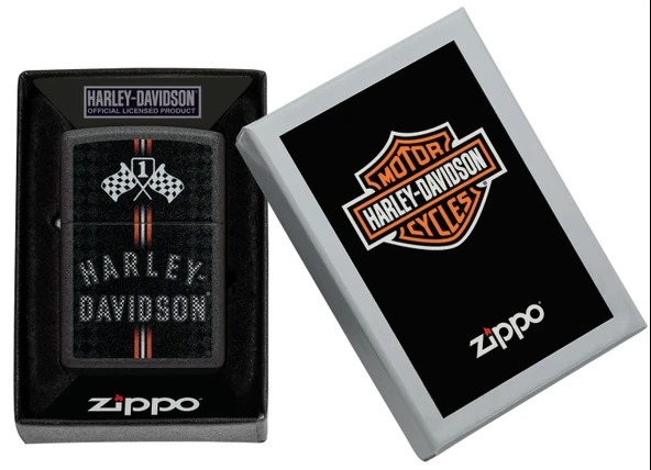 Zippo Harley Davidson First Place Dizayn Çakmak - Resim 5
