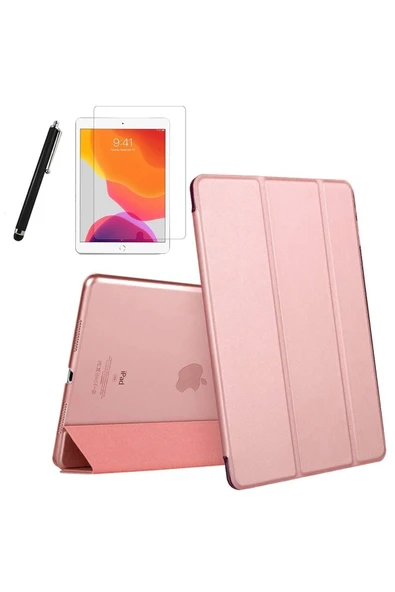 corcishop Ipad 10.2 8.uyumlu Nesil Smart Akıllı Kapak Tablet Kılıfı + Ekran Koruyucu + Dokunmatik Kalem ürün görseli 1