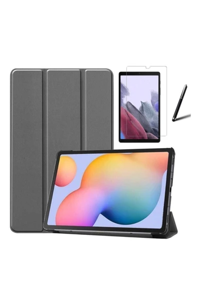 corcishop Samsung Galaxy Tab A7 Lite Sm-t220 Uyumlu Akıllı Tablet Kılıfı Ekran Koruyucu Dokunmatik Kalem ürün görseli 1