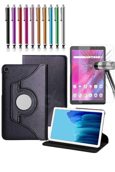 corcishop Samsung Galaxy Tab A7 10.4 Sm-t507 360° Dönerli Tablet Kılıfı 3lü Set ürün görseli 1