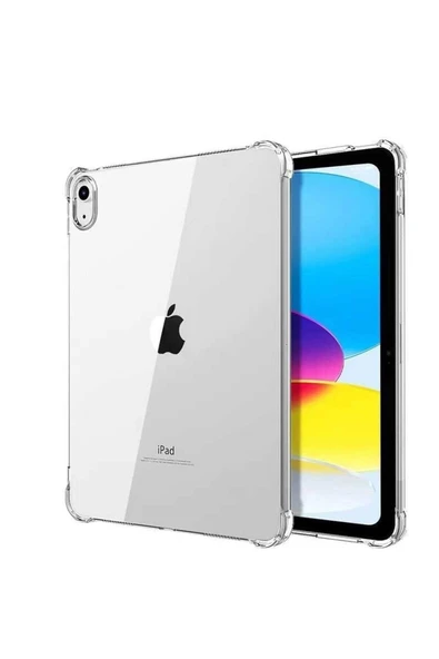 corcishop Apple Ipad Air 4 Air 5 10.9 2020 2022 Kılıf Köşe Korumalı Darbe Emici Renksiz Şeffaf Silikon Kapak ürün görseli 1
