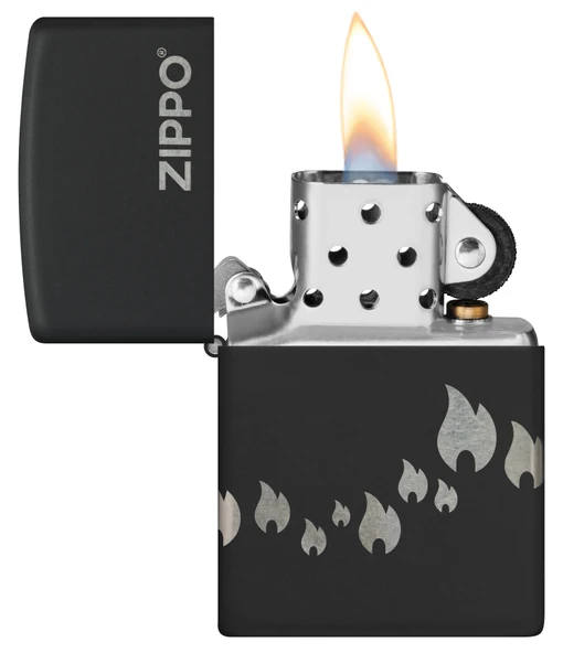 Zippo Shadow Flame Dizayn Çakmak - Resim 3
