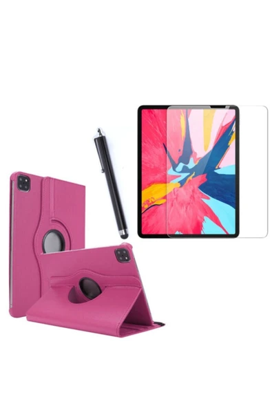 corcishop Apple Ipad Air 4 Uyumlu (a2316 A2324, A2325, A2072) Dönen Tablet Kılıfı Ekran Koruyucu Kalem ürün görseli 1
