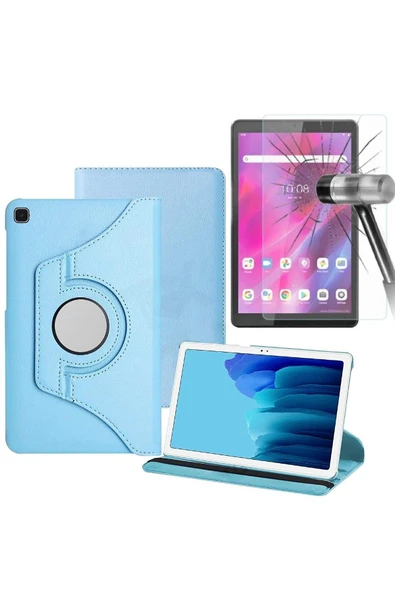 corcishop Samsung Galaxy Tab S6 Lite 10.4 Sm-p617 360° Dönerli Tablet Kılıfı + Ekran Koruyucu ürün görseli 1