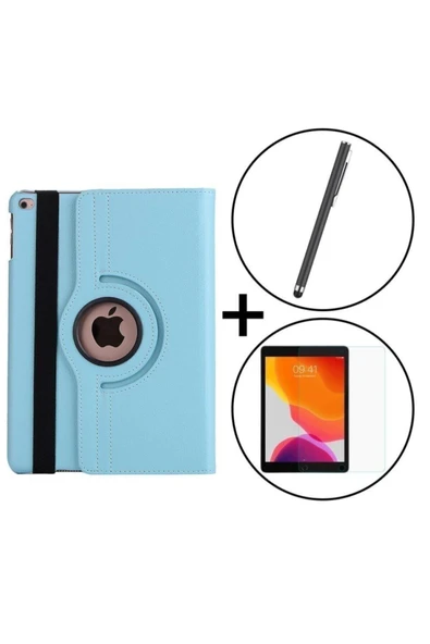 corcishop Apple Ipad 10. Nesil 2022 10.9" Uyumlu Standlı Kılıf Ekran Koruyucu Kalem Set ürün görseli 1