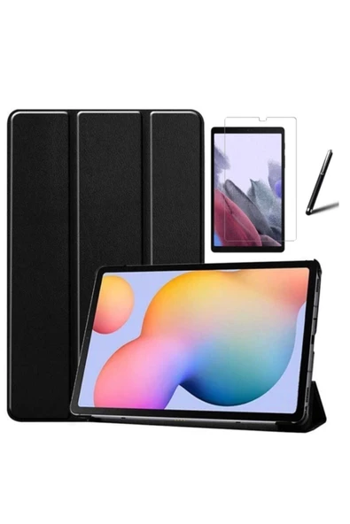 corcishop Samsung Galaxy Tab A7 Lite Sm-t220 Uyumlu Akıllı Tablet Kılıfı Ekran Koruyucu Dokunmatik Kalem ürün görseli 1