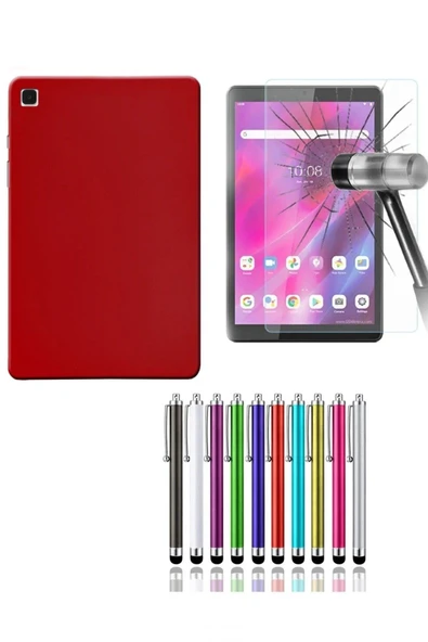 corcishop Samsung Galaxy Tab A (2019) Sm-t295 Silikon Tablet Kılıfı + Nano Ekran Koruyucu + Kalem ürün görseli 1