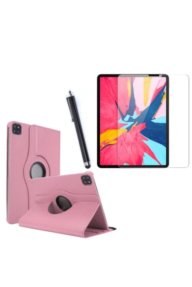 corcishop Apple Ipad Pro 11 2020 Uyumlu (a2228,a2068,a2230) Dönen Tablet Kılıfı Ekran Koruyucu Kalem Seti ürün görseli 1