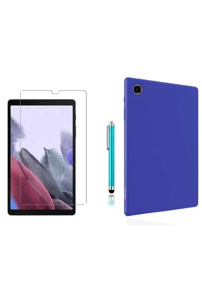 corcishop Samsung Galaxy Tab A7 Lite Sm-t220 Sm-t225 8.7" Silikon Tablet Kılıfı+nano Ekran Koruyucu+kalem ürün görseli 1