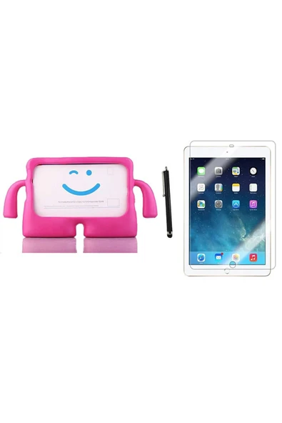 corcishop Apple Ipad 9.7" Air 2 A1566 / A1567 Kılıf Karakter Ibuy Silikon Kılıf + Ekran Koruyucu ürün görseli 1