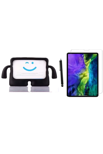 corcishop Apple Ipad Pro 11 2.nesil A2228, A2068, A2230 Kılıf Karakter Ibuy Silikon Kılıf + Ekran Koruyucu ürün görseli 1