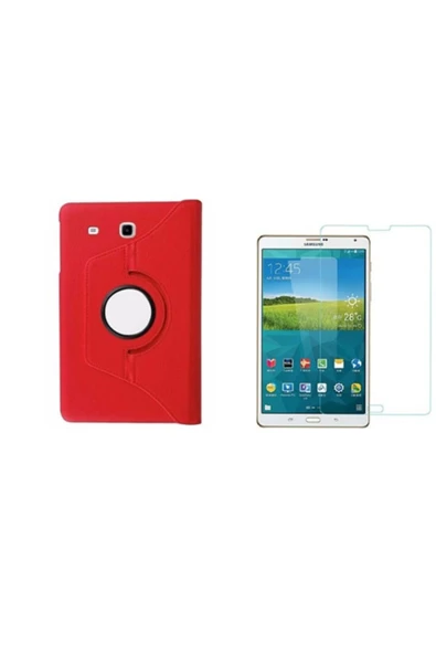 corcishop Samsung Galaxy Tab S2 Kılıf T710 360° Dönerli Standlı Tam Koruma Kılıf + Ekran Koruyucu ürün görseli 1