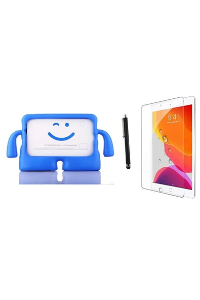 corcishop Apple Ipad 10.2" 9.nesil A2602, A2604, A2603, A2605 Kılıf Karakter Ibuy Silikon Kılıf+ekran Koruyucu ürün görseli 1